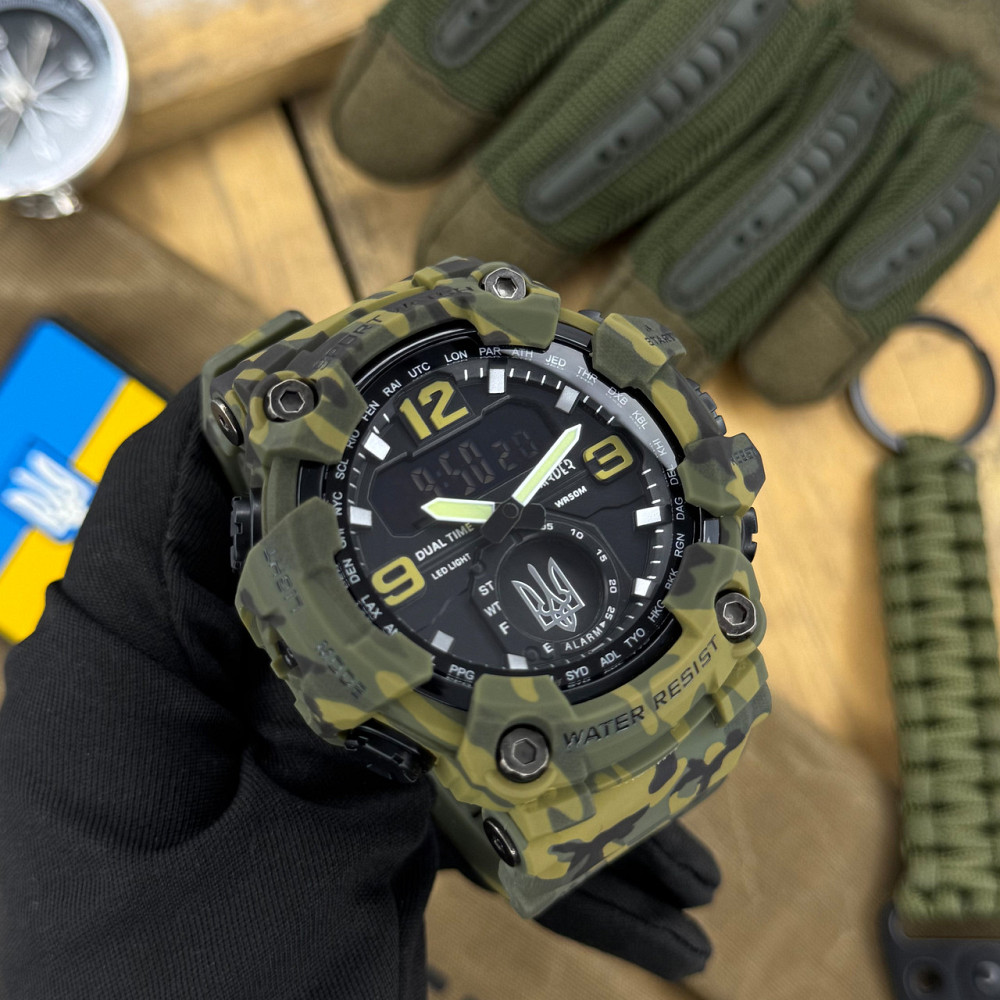 Awarder 004 Тризуб срібло Camo Green Київ - фото 5