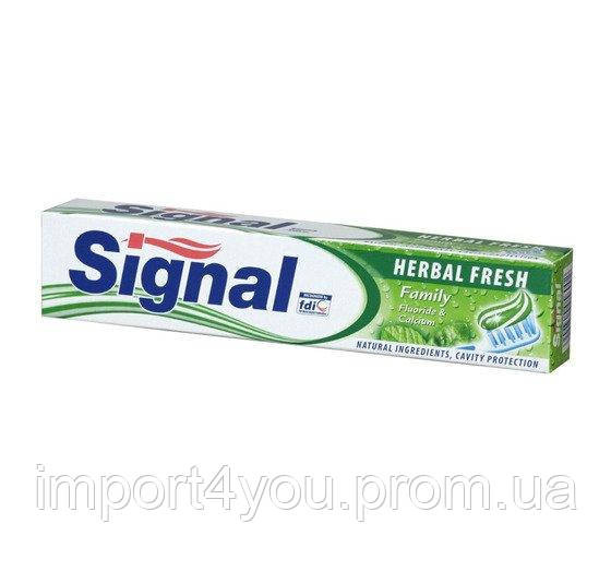 SIGNAL HERBAL FRESH ЗУБНА ПАСТА з травами 100мл  - фото 1
