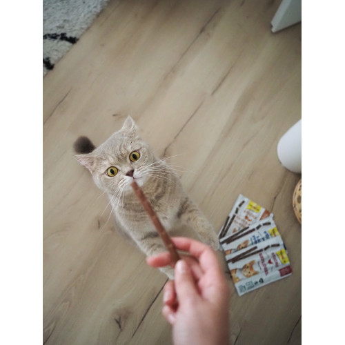 Ласощі GimCat м’ясні палички для котів з індичкою та кроликом 4 шт Київ - фото 4