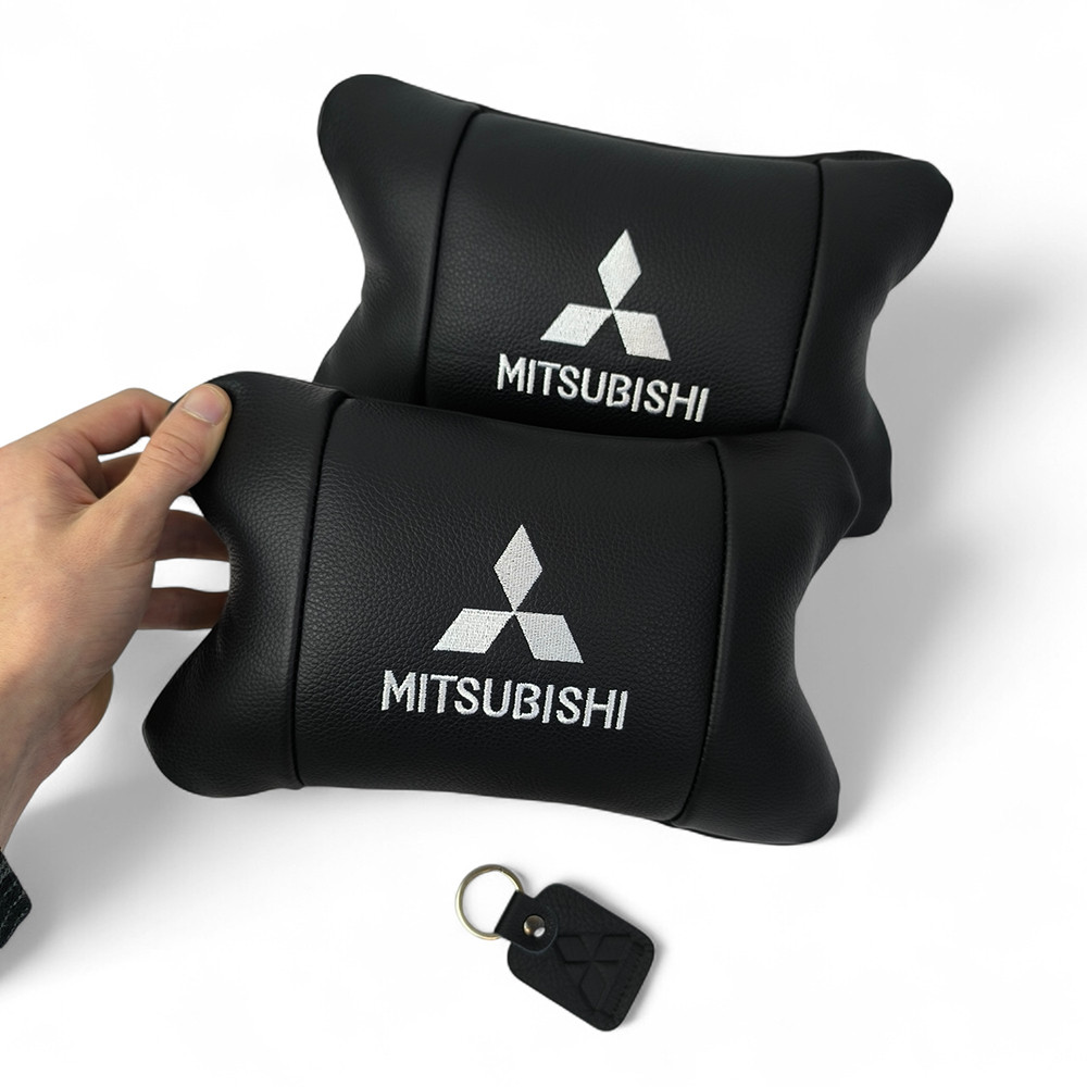 Подушка для шеи для водителя Mitsubishi, Подушка на подголовник в авто, Подарок в машину мужчине AW-49 Львов - изображение 8