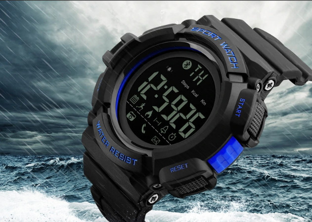 Спортивний смарт годинник Skmei 1245 Крокомір Bluetooth Чорні Вінниця - фото 6