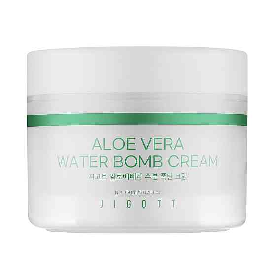 Зволожуючий крем для обличчя Алое Aloe Vera Water Bomb Cream Jigott 150 мл Київ