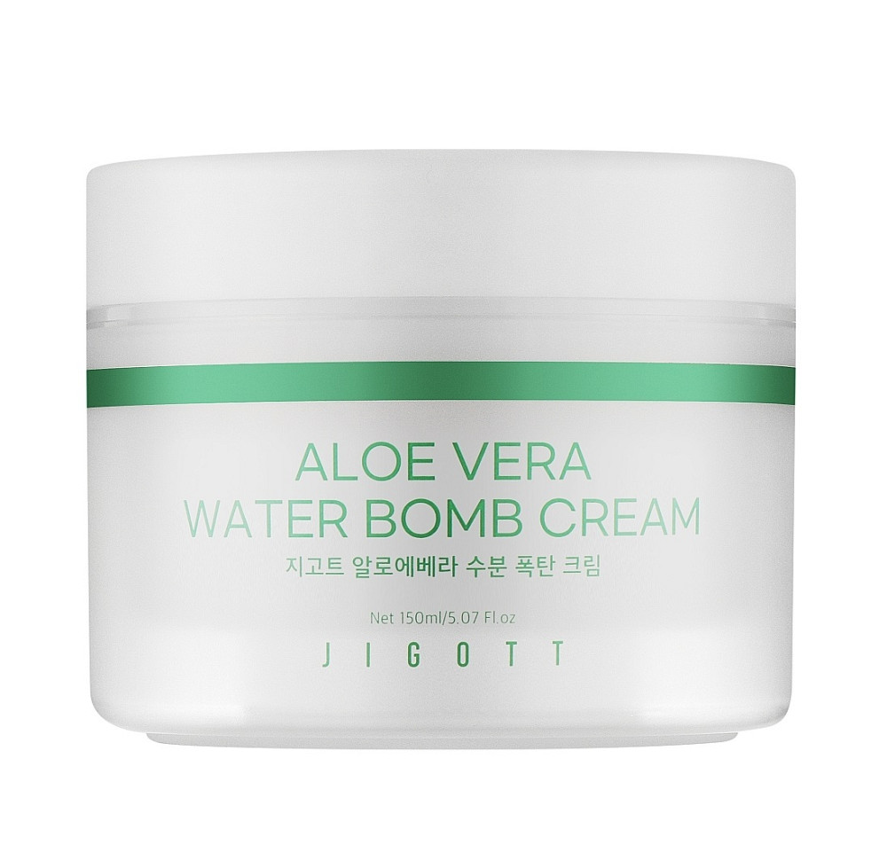 Увлажняющий крем для лица Алоэ Aloe Vera Water Bomb Cream Jigott 150 мл Киев - изображение 1