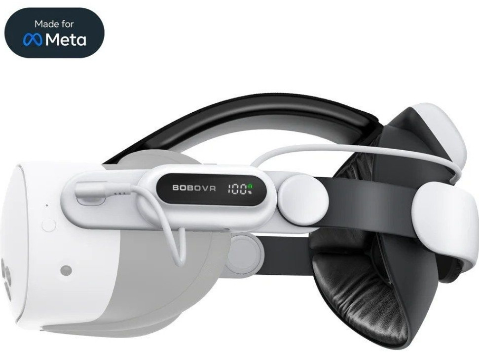 BOBOVR E3 Pro Head Strap‼️ для Meta Quest 3/3S Акумулятор 10000 mAh. Киев - изображение 4