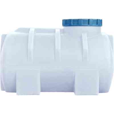 Ємність для води Пласт Бак горизонтальна харчова 250 л біла (763) Вінниця