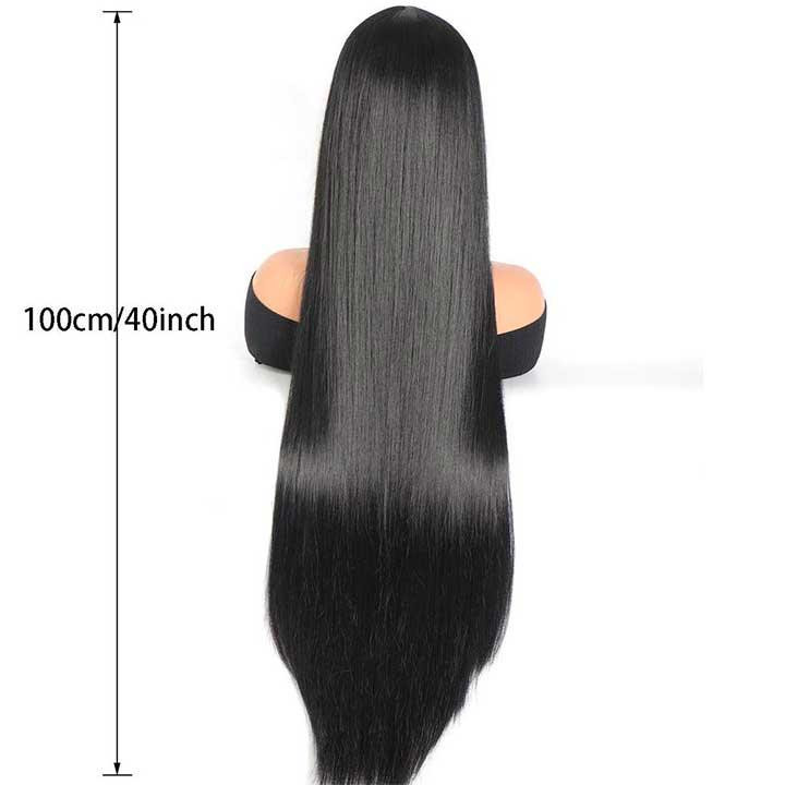 Перука рівне аніме 100 см без човники "Брюнетка" Вінниця - фото 2