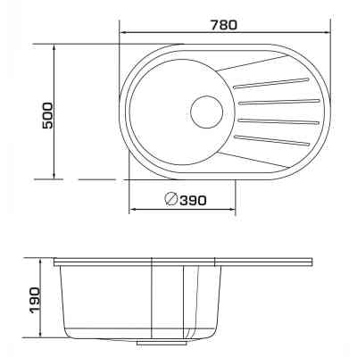Мийка кухонна GRANADO MURCIA avena (gr1702) Вінниця