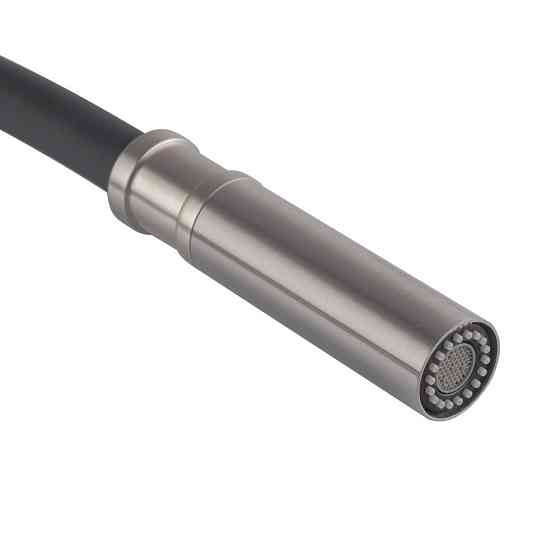 Кухонный смеситель Koer KI-70026-02 с черным силиконовым изливом KR5209 Харьков