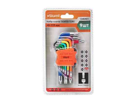Набір ключів TAMPER TORX (45-119 мм), 9 шт Sturm 1340401 (зчитувати опис) Рівне