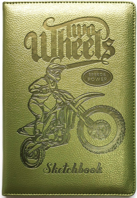 Скетчбук А5/64 арк. "Bourgeois" чисті аркуші, на гумці, шкірзам обкл, 9312, шт Київ - фото 1