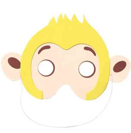 Маска для дітей Мавпа one size різнобарвний Київ