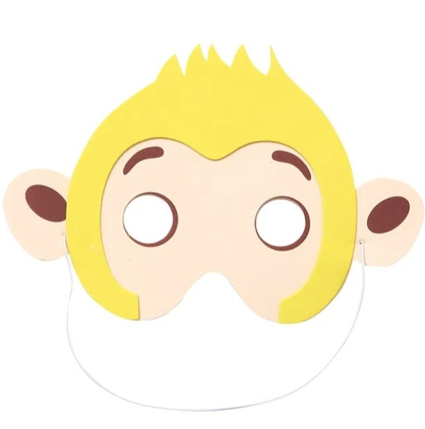 Маска для детей Обезьянка one size разноцветный Киев - изображение 1