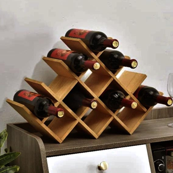 Настільна винна полиця "Херітедж" сієна Миколаїв - фото 1