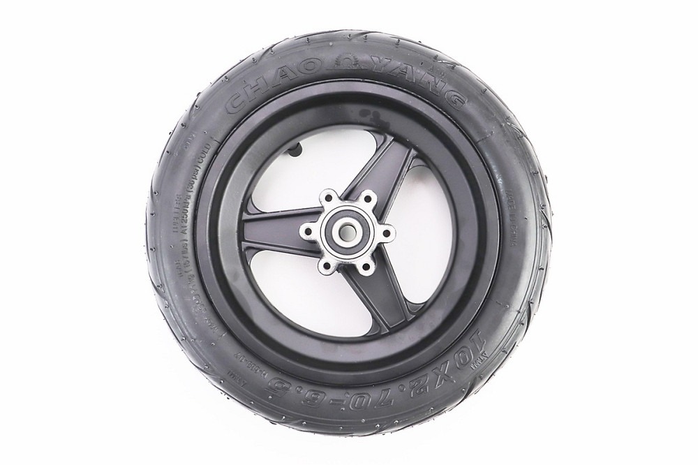 Колесо переднє 10" алюмінієве, пром-підшипники (10х30х9) 6200 2RS, під Disk-brake, Т4 (електросамокат) Київ - фото 4