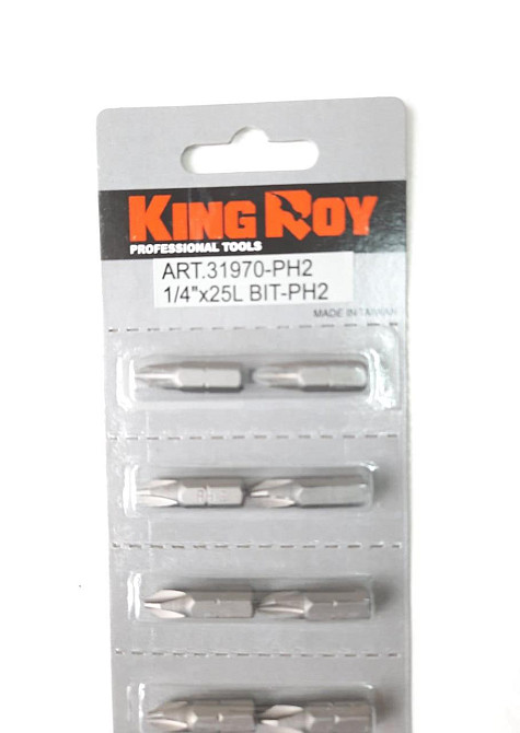 Біта PH2 1/4" 25мм KingRoy 31970-PH2 Вінниця - фото 1