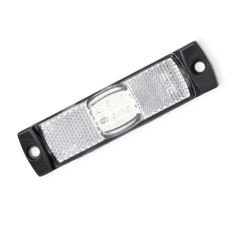 Ліхтар прямокутний. білий 130х32мм FT-017 B LED (12 24v) маркерн. Мукачево - фото 2