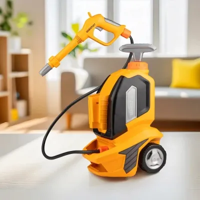 Ігровий набір Otamanko портативна автомийка на батарейках жовта (T017) Вінниця - фото 10