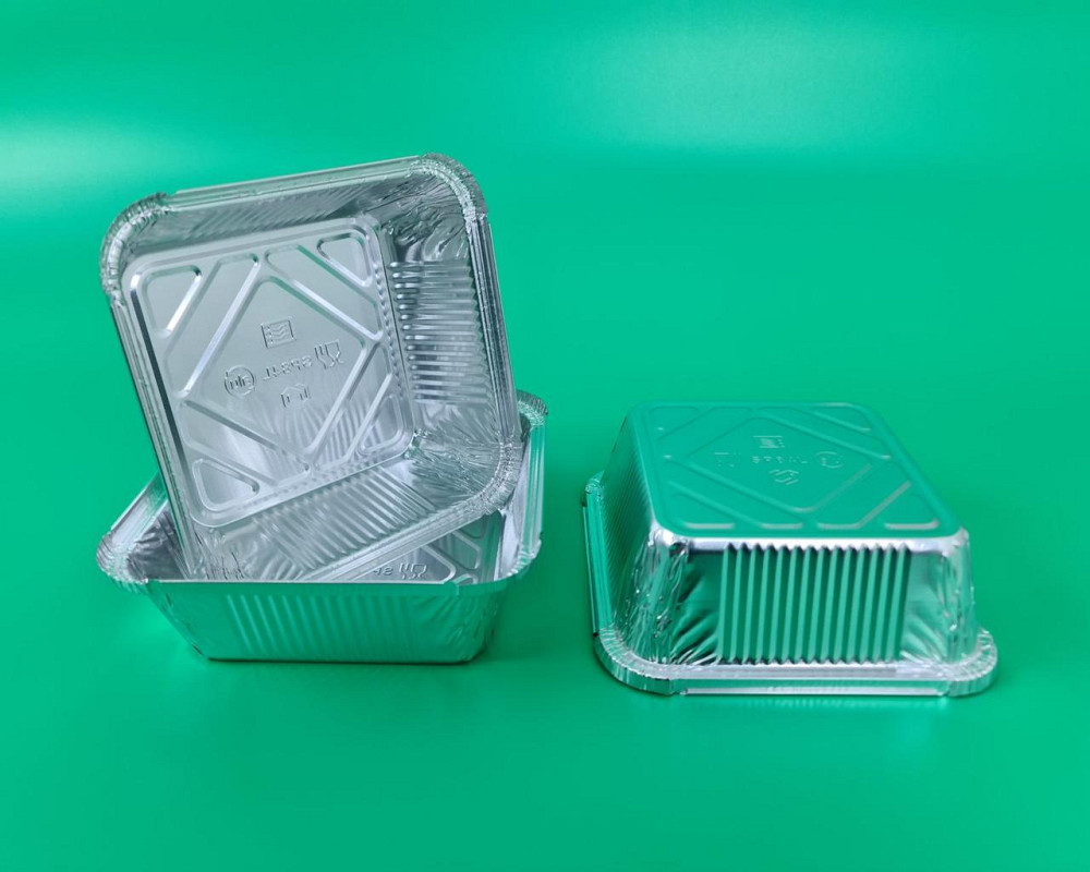 Контейнер з харчової алюмінієвої фольги прямокутний 850мл SP84L 100шт/уп (1 пач.) Харків - фото 4