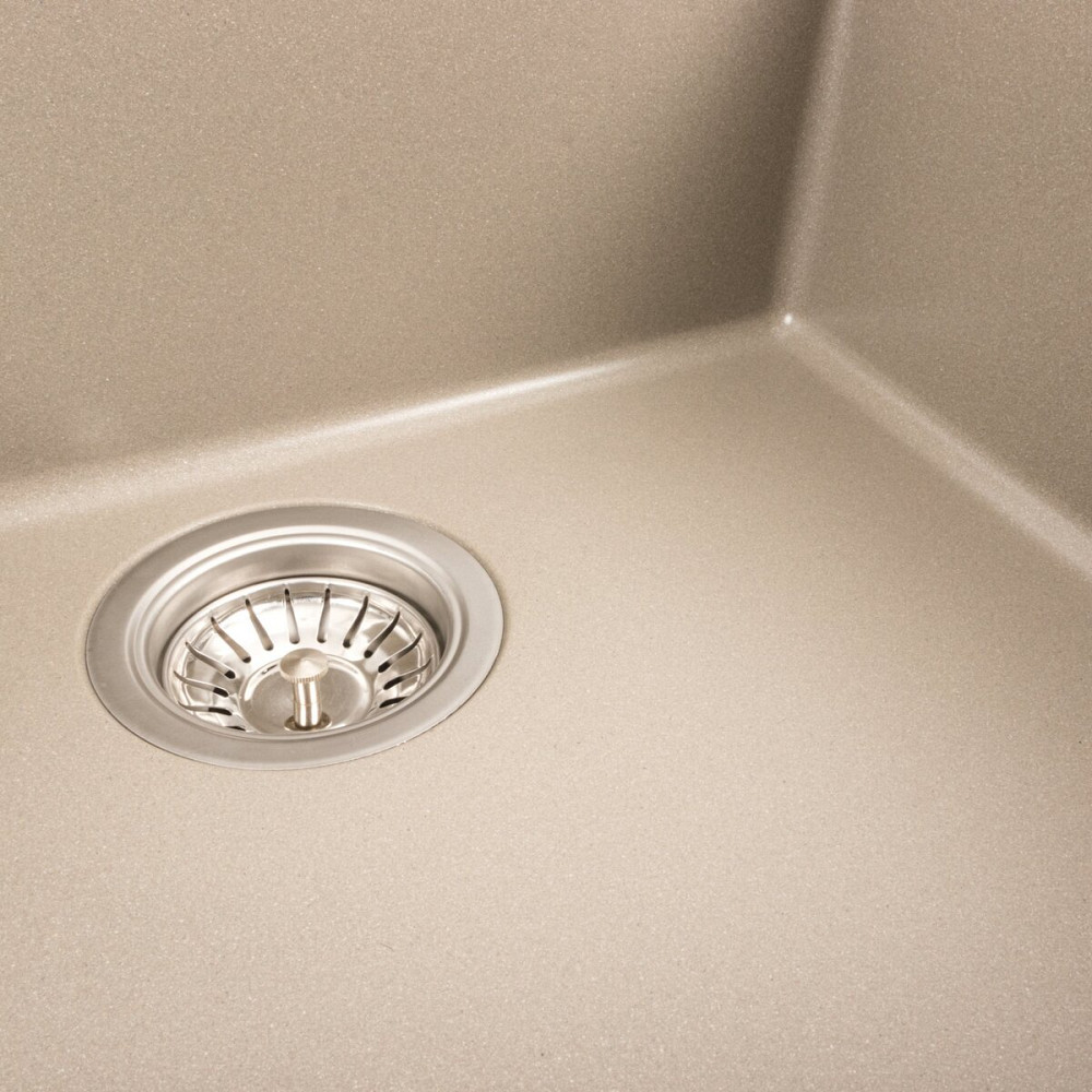 Гранітна мийка для кухні VALESO OASIS 5444 матова Титан Коломыя - изображение 5