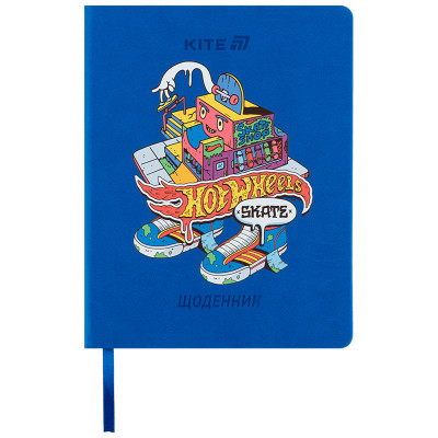 Щоденник шкільний Kite Hot Wheels, тверда обкладинка (HW25-264) Вінниця - фото 1