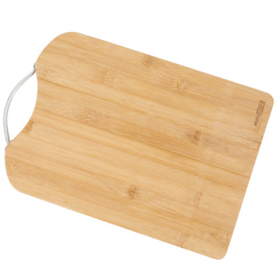Дошка для нарізання Eurogold бамбук 33 х 24 х 1,7 з мет. ручкою 7108200028 (ЕГ-7108200028) Вінниця - фото 1