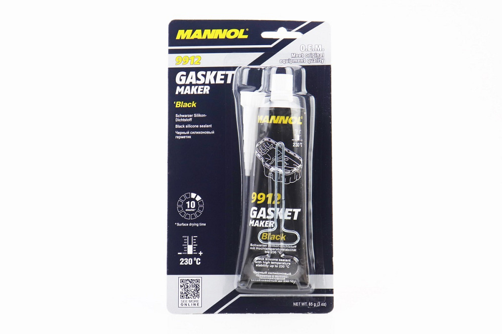 Герметик силіконовий високотемпературний ЧОРНИЙ "Gasket Maker BLACK" 85g Киев - изображение 1