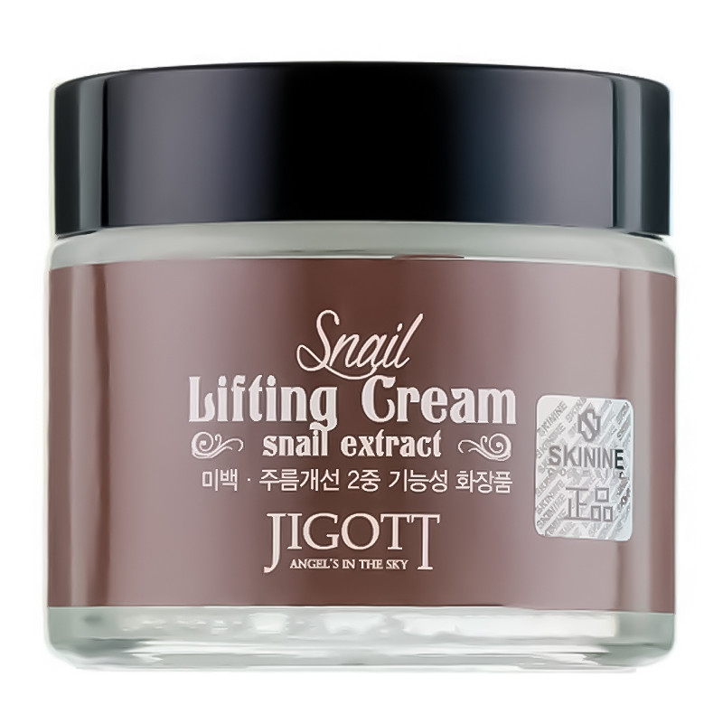 Крем для обличчя Муцин Равлика Snail Lifting Cream Jigott 70 мл Київ - фото 1