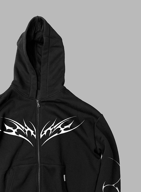 Зіп Худі з рефлективним принтом Чернівці - фото 2