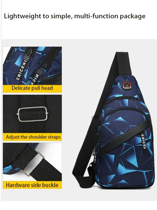 Сумка тактическая через плечо черно-коричневая - размер сумки 31*16*8см, 2 кармана спереди и 1 внутри, Унисекс Киев - изображение 5