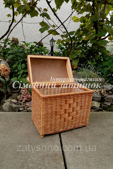 Скриня ящик з лози плетений натуральний великий Київ - фото 2