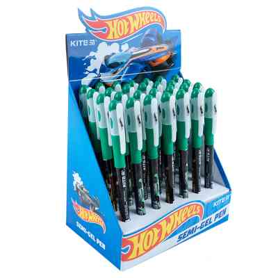 Ручка масляная Kite Hot Wheels, синяя (HW23-033) Винница