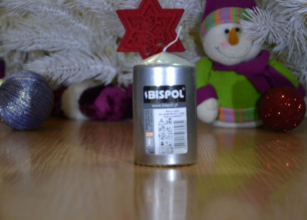 Свічка столова циліндр Bispol AURA Candles sw60/100-271 Срібний металік Луцк - изображение 8