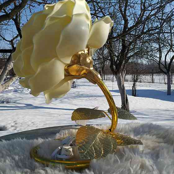 Світильник-нічник "Троянда на золоті" Дніпро