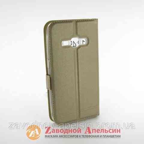 Чехол книжка Samsung J1 J120 2016 Smart Case gold Одесса