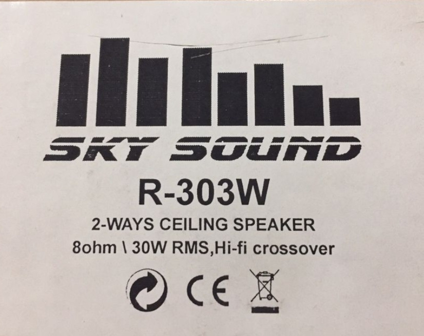 Акустична система стельова Sky Sound R-303W. Київ - фото 4