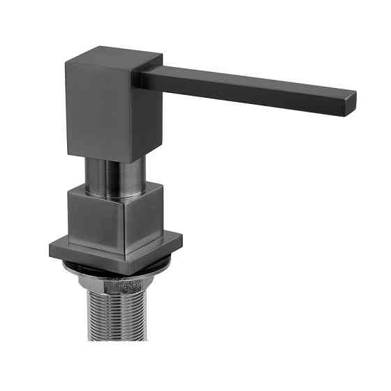 Дозатор для мийного засобу врізний Koer SDB-02-07 300 мл (колір графіт) (KR5631) Київ