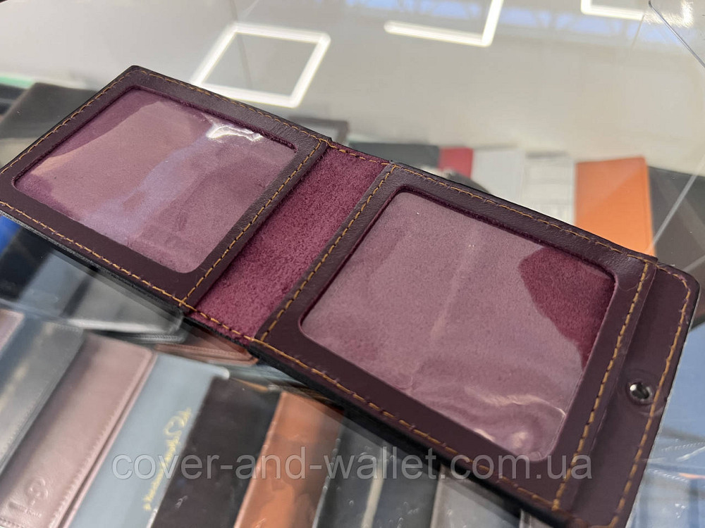 Обкладинка на посвідчення Служба судової охорони бордового кольору Київ - фото 5