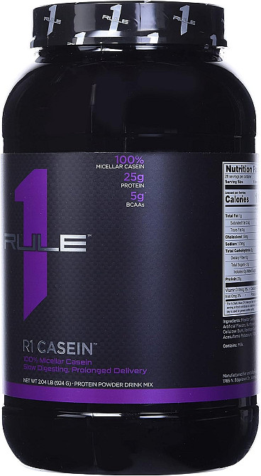 Протеїн Rule 1 Casein 900 g (Strawberries and cream) Луцьк - фото 4