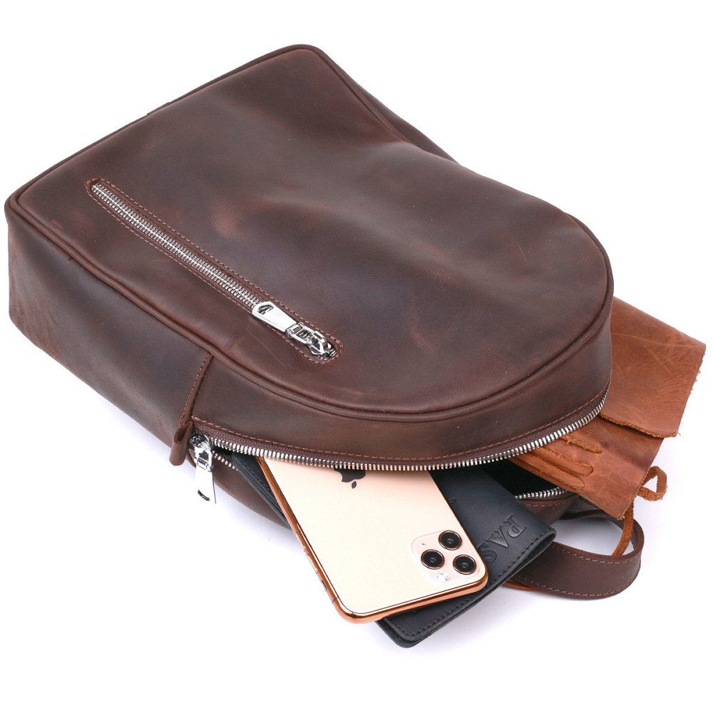 Універсальний жіночий рюкзак Shvigel 16329 Коричневий Київ - фото 5