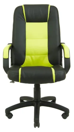 Офісне Крісло Керівника Richman Chelsea Zeus Deluxe Light Green-Black Пластік Річ М3 MultiBlock Чорно-салатовий Київ