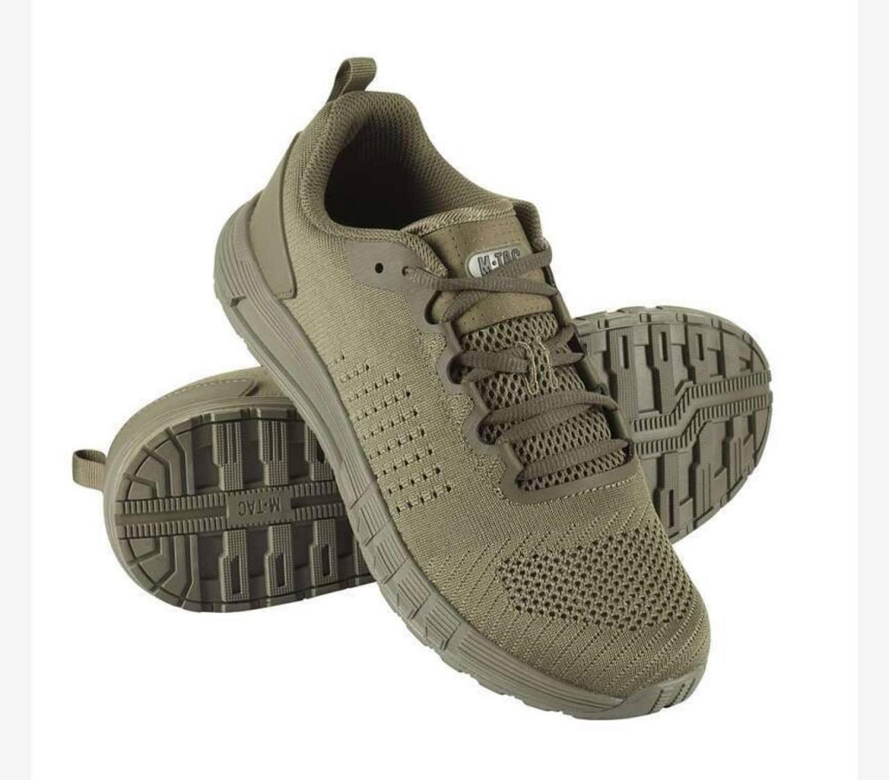 Військові тактичні кросівки M-TAC олива – чоловічі армійські літні демісезонні легкі кросівки для служби Львів - фото 5