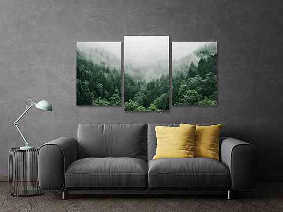 Модульная картина в гостиную / спальню Гори Art-603_3 100x150 см Киев