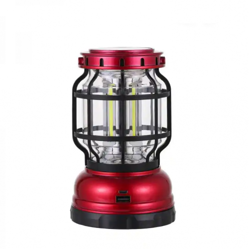 Ліхтар кемпінговий BL ZJ-1990T на сонячній батареї, червоний Винница