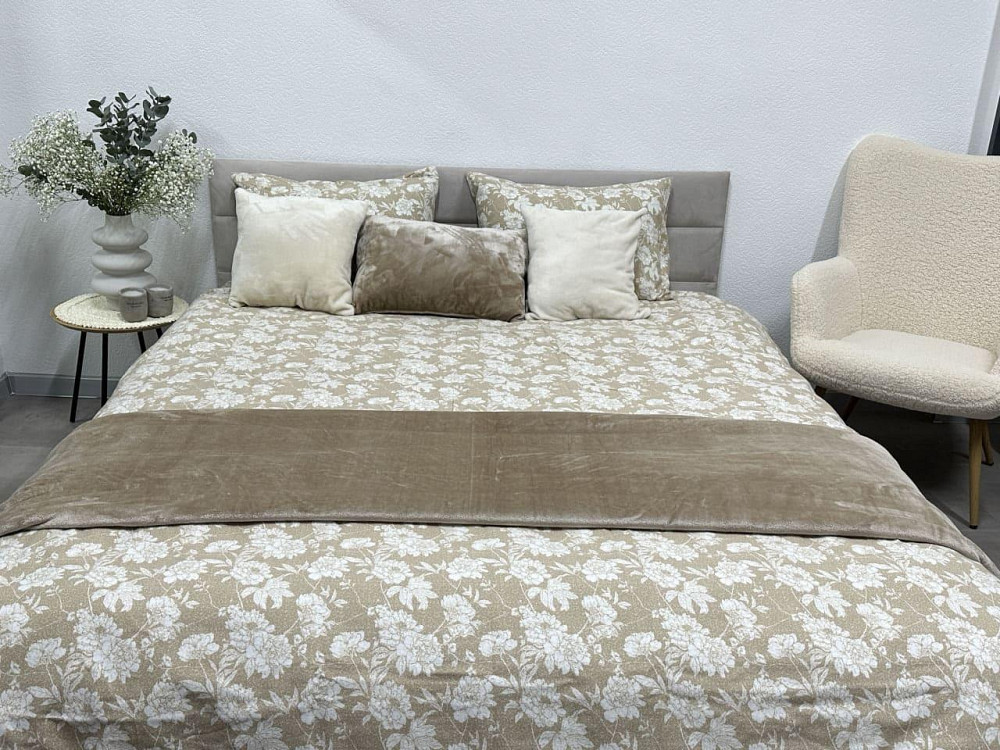 Ecotton Комплект постільної білизни Ecotton Сімейний 150х215 см бежевий (267262) Київ - фото 9