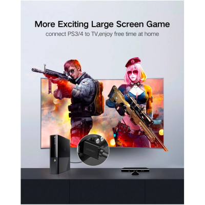 Кабель мультимедийный HDMI M to HDMI M 10.0m HD104 black Ugreen (10110) Винница - изображение 7