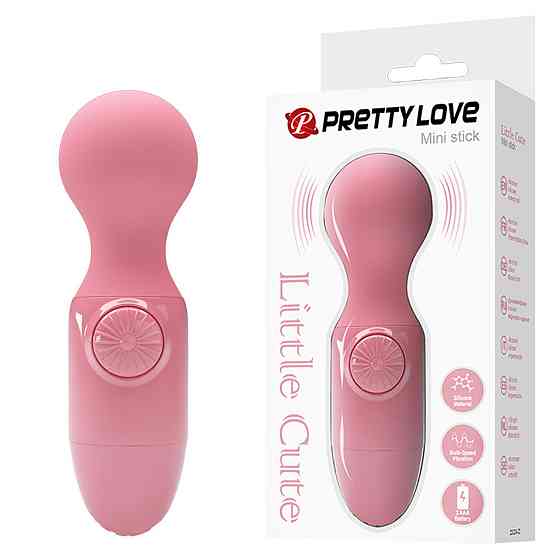 Вібромасажер PRETTY LOVE Mini stick Pink, Little Cute Vibration Sex Aura Київ