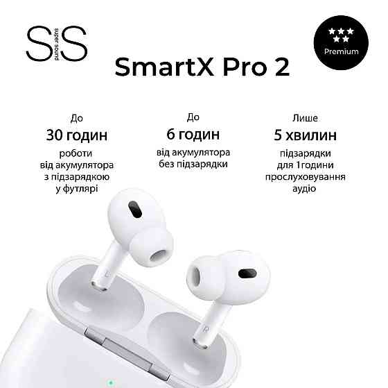 Безпровідні навушники SmartX Pro 2 з мікрофоном Київ