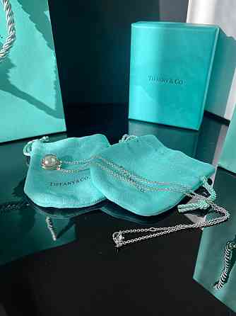 Тиффани подвеска с жемчугом / посеребрение / упакована в мешочек Tiffany Одесса