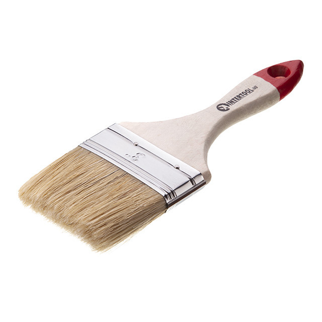 Пензель флейцевий 76*10.5*50 мм INTERTOOL KT-1276 Киев - изображение 2