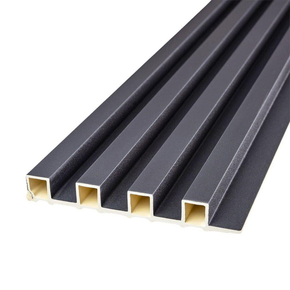 Рейка декоративна WPC стінова 3000х160х23мм Чорна SW-00001861 Київ - фото 1